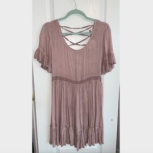 Sea Gypsies Dusty Rose Swing Dress